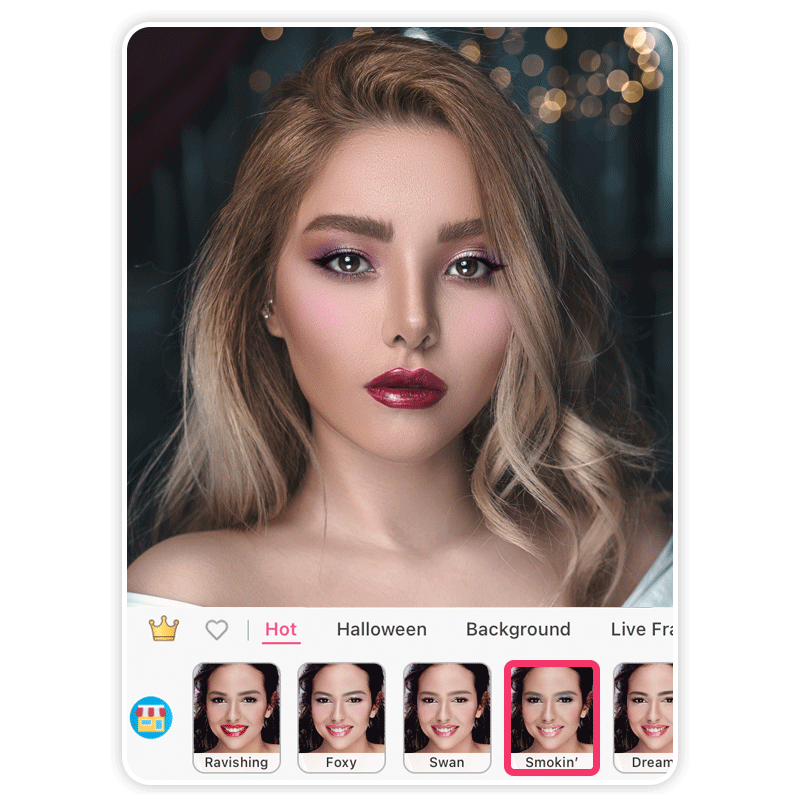 Melhor app para emagrecer o rosto: YouCam Makeup