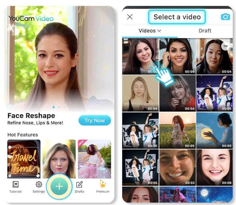 application pour créer des vidéos le 14 février