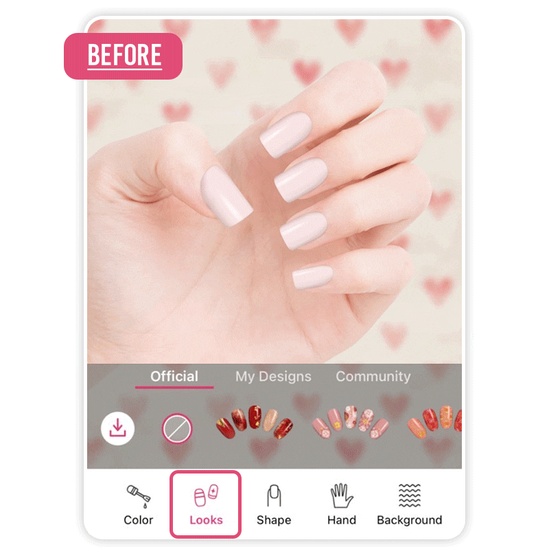 Verschiedene Nagel-Designs für deine Valentinstags-Nägel.