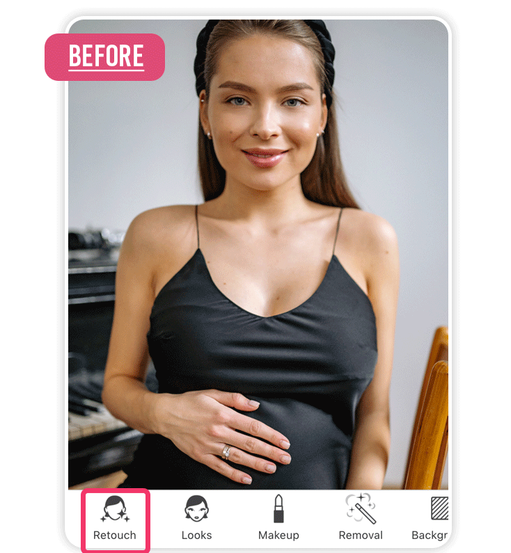 Com o YouCam Makeup, você pode remodelar o rosto 