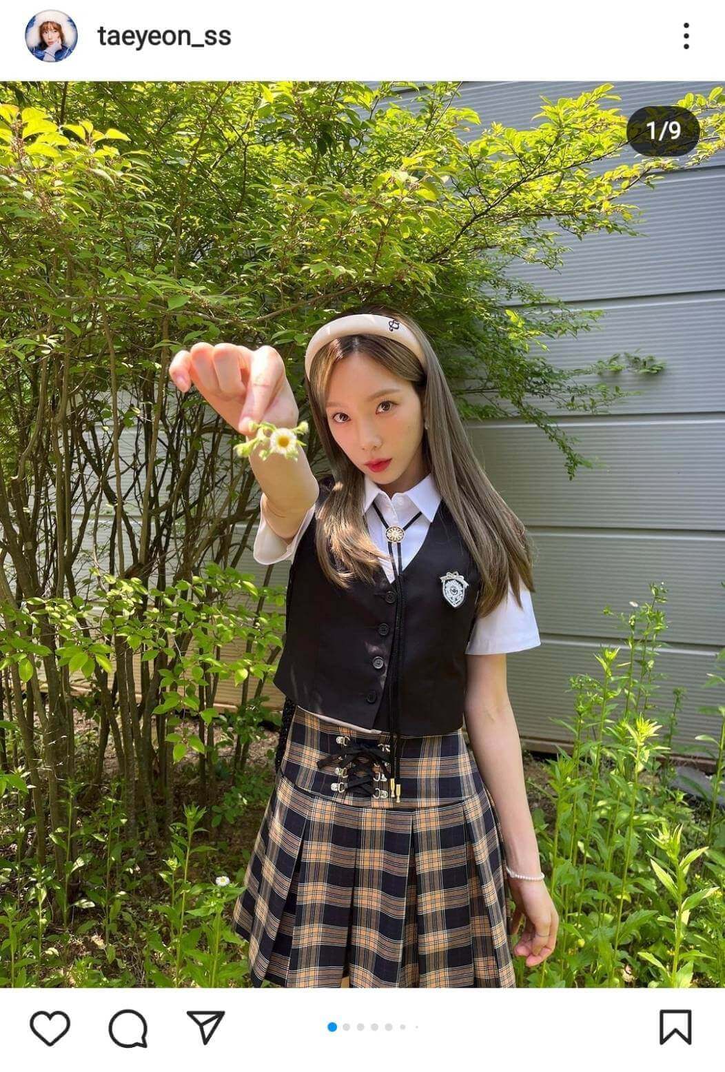 少女時代太妍的亞麻綠棕髮色