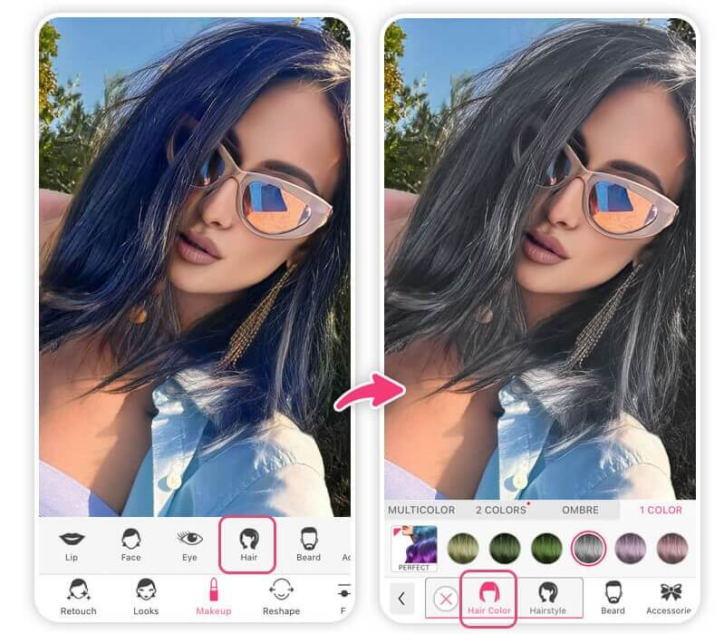Colores de cabello de moda