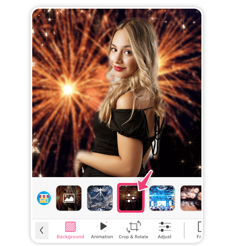 Changer le fond d'une photo sur iPhone et Android