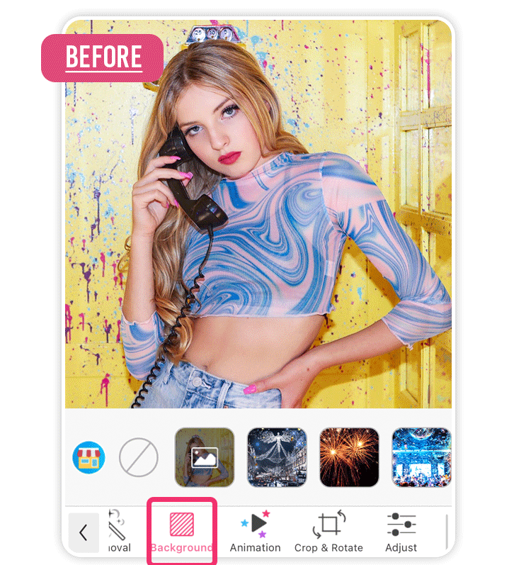 Changer le fond de l'image grâce à la détection automatique en 2025