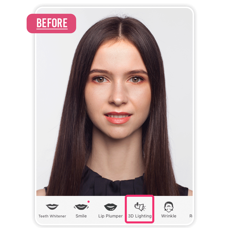 Application pour créer photo identité : retoucher visage et luminosité