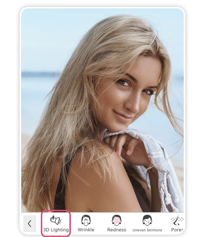 Ilumine o rosto naturalmente com o YouCam Makeup