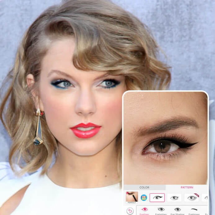 Probiere doch einmal Winged Eyeliner oder Cat Eyeliner aus!