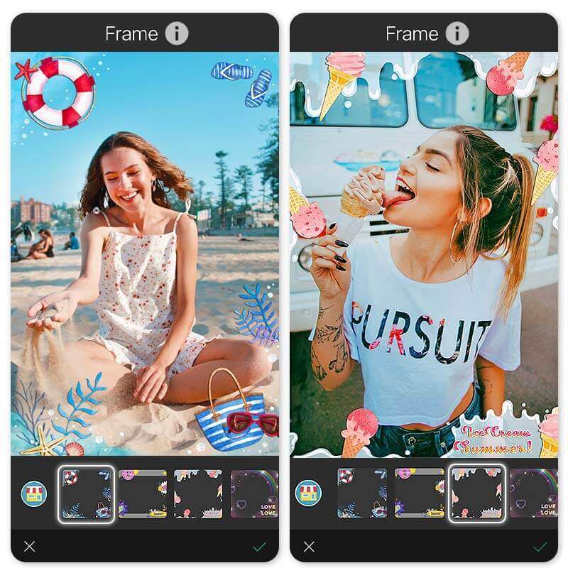 Mache deine Sommerbilder noch sommerlicher mit digitalen Fotorahmen.