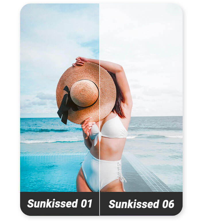 Verleihe deinen Sommerbildern den perfekten Fotofilter.
