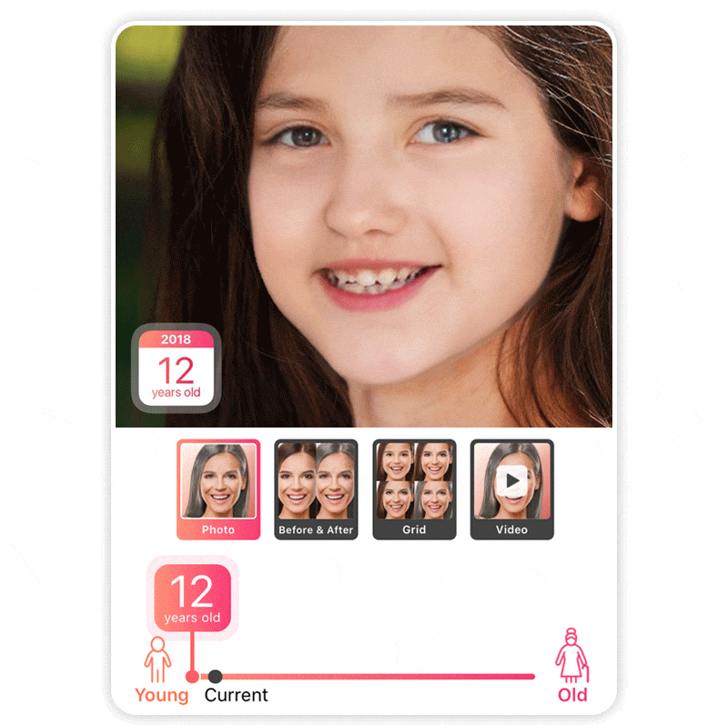 YouCam Makeup Aging App