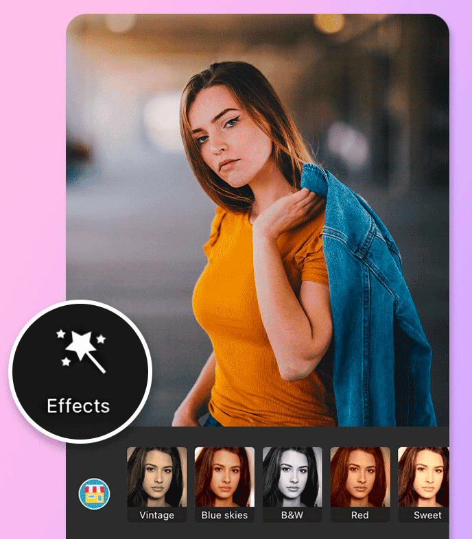 Edite fotos preta e branca de estética minimalista com o YouCam Perfect! Edite fotos preta e branca de estética minimalista com o YouCam Perfect!