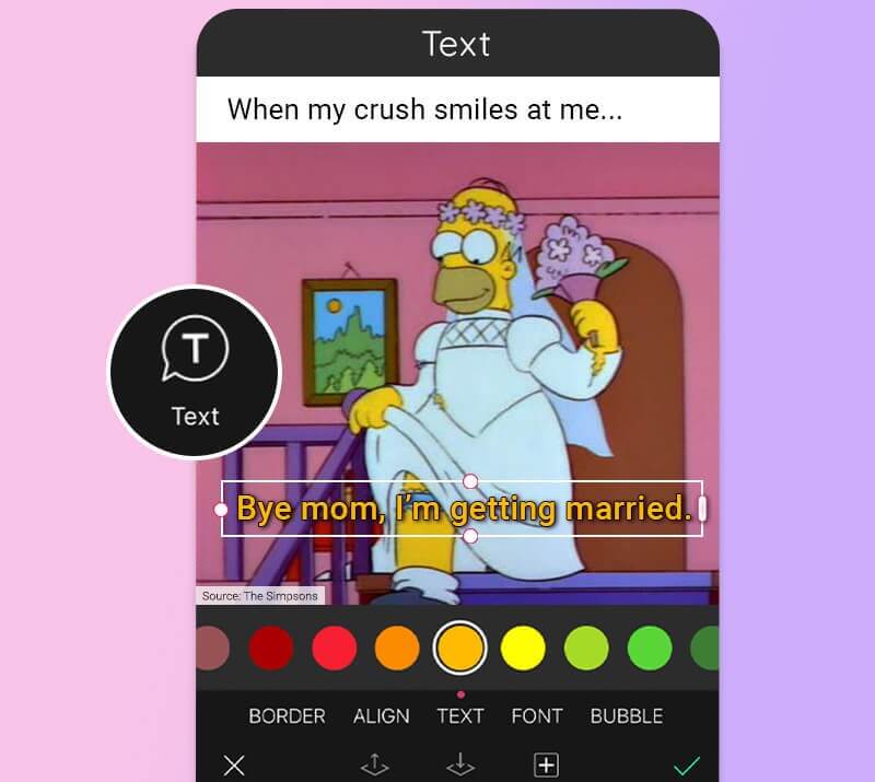 Make your own meme and add text to the image with best meme photo editor for iPhone and Android