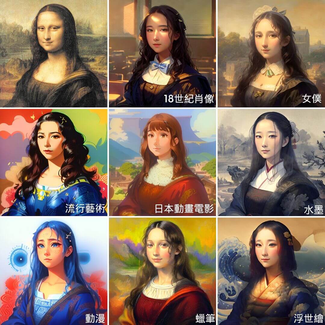 AI 繪畫濾鏡