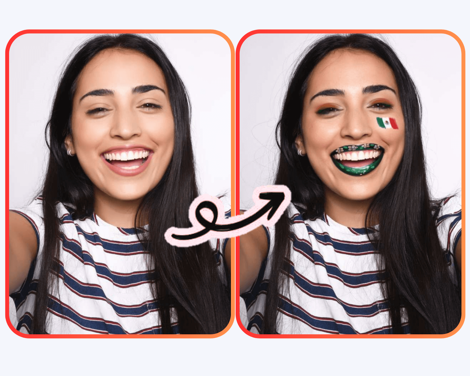 maquillaje dia de la independencia