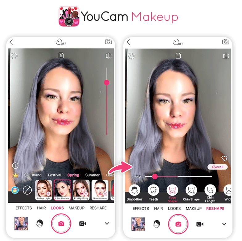 Appli filtre visage : filtre beauté et filtre maquillage