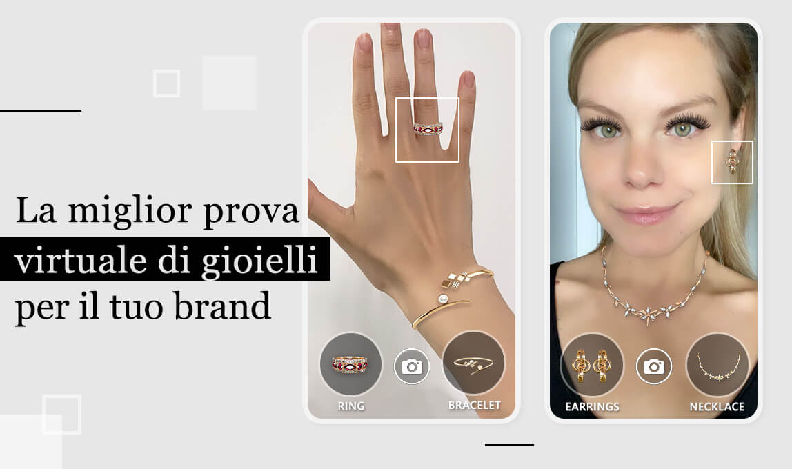 Virtual Try On Gioielli Online: Gioielli 3D