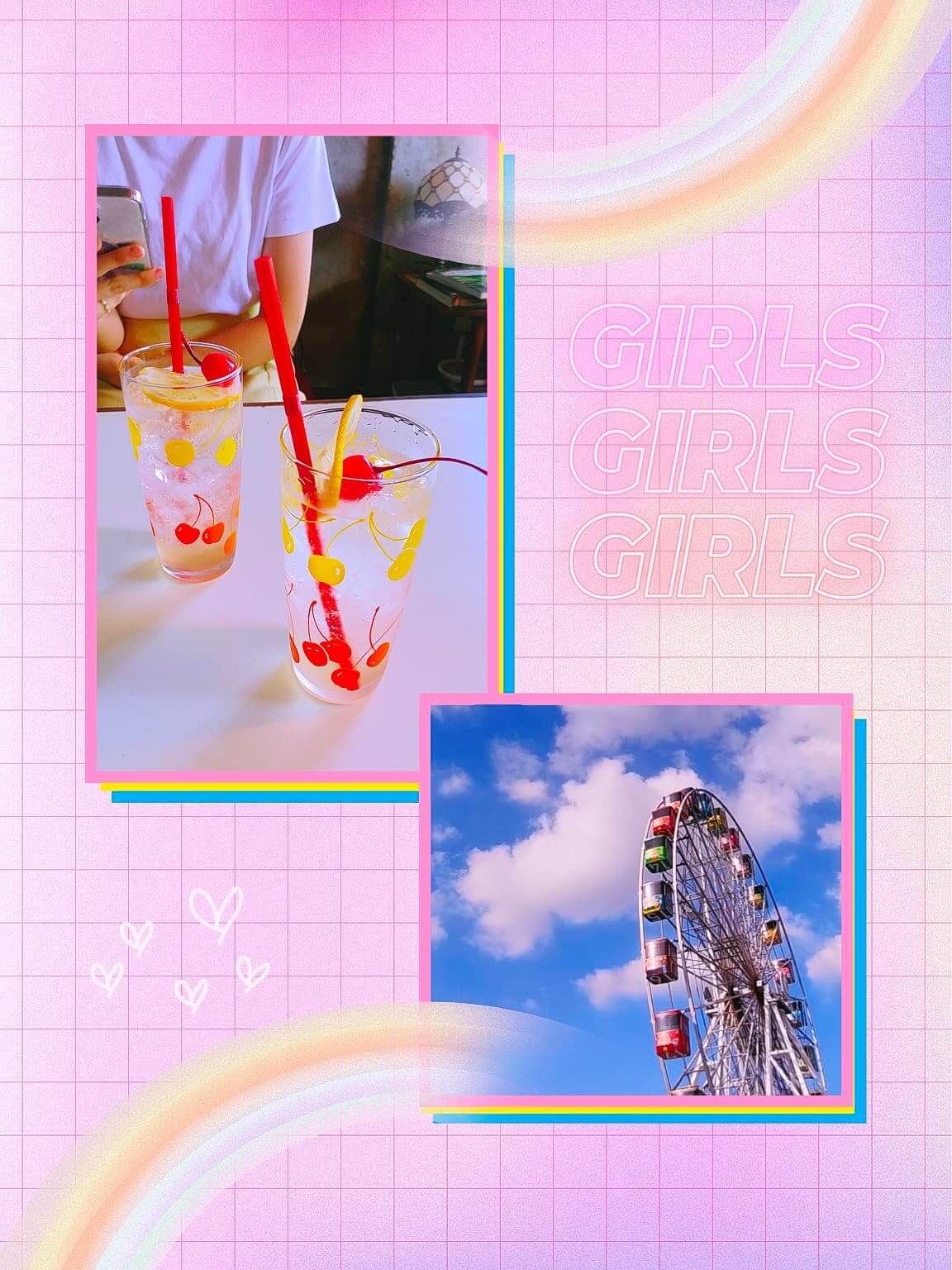 Y2K風コラージュ