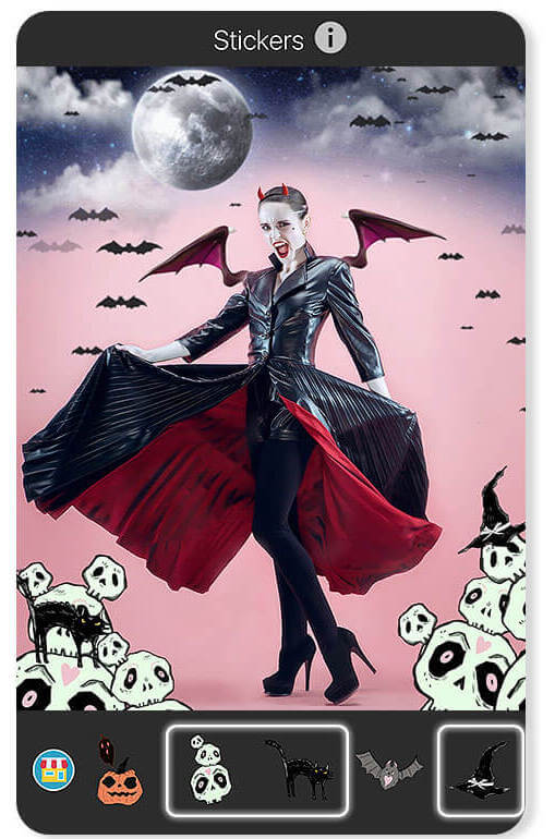 Stickers Halloween pour photo montage Halloween
