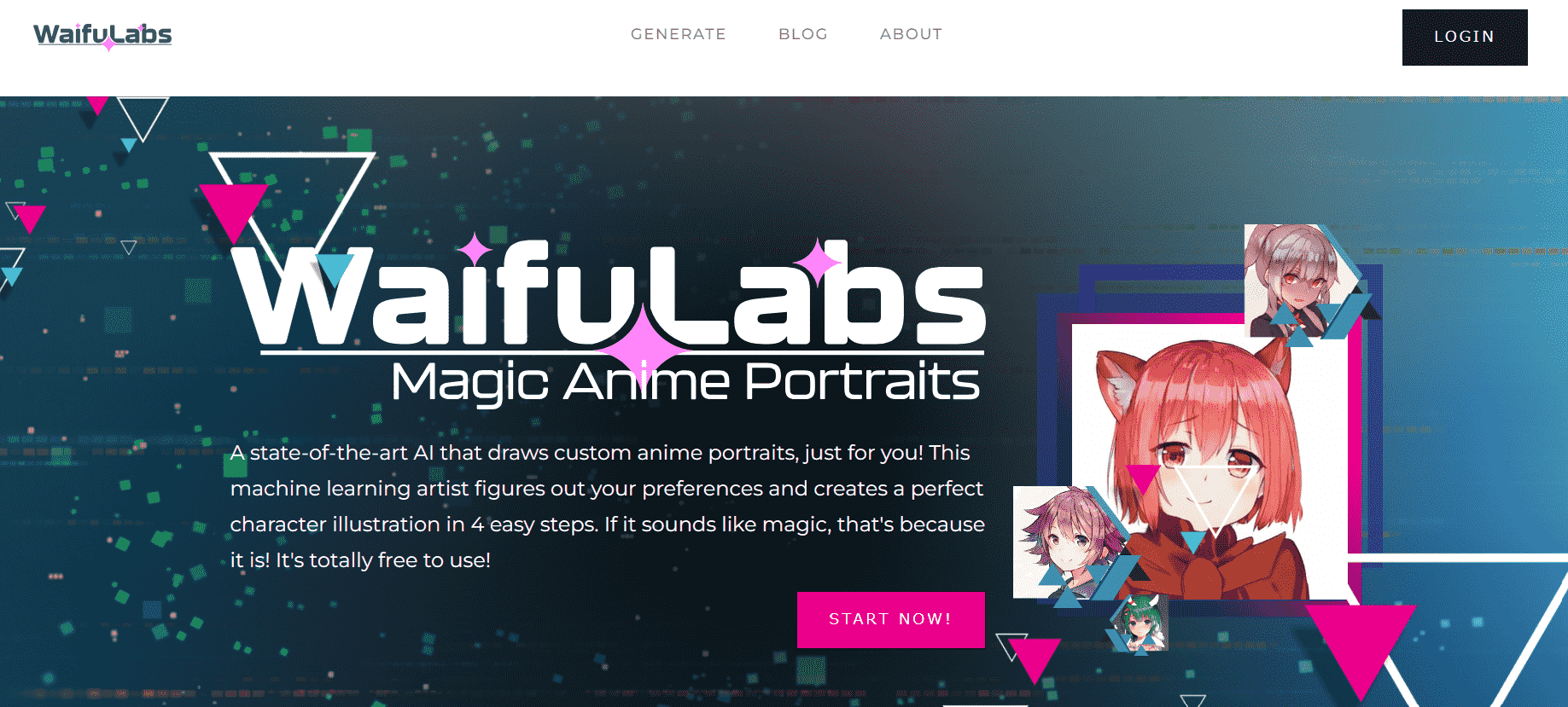 『WaifuLabs』のAIアイコン作成機能