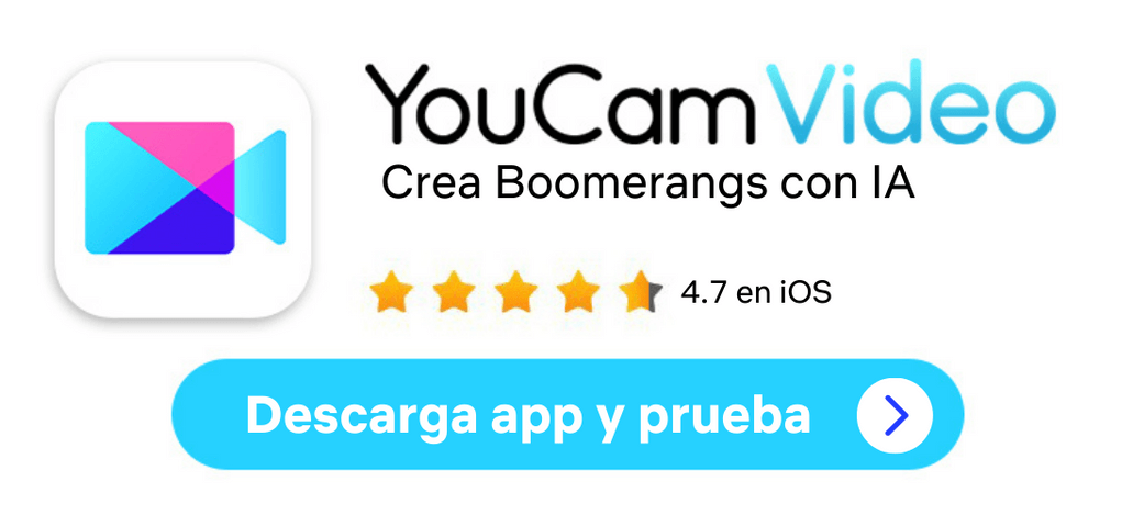 aqui puedes descargar el app para hacer boomerang un video
