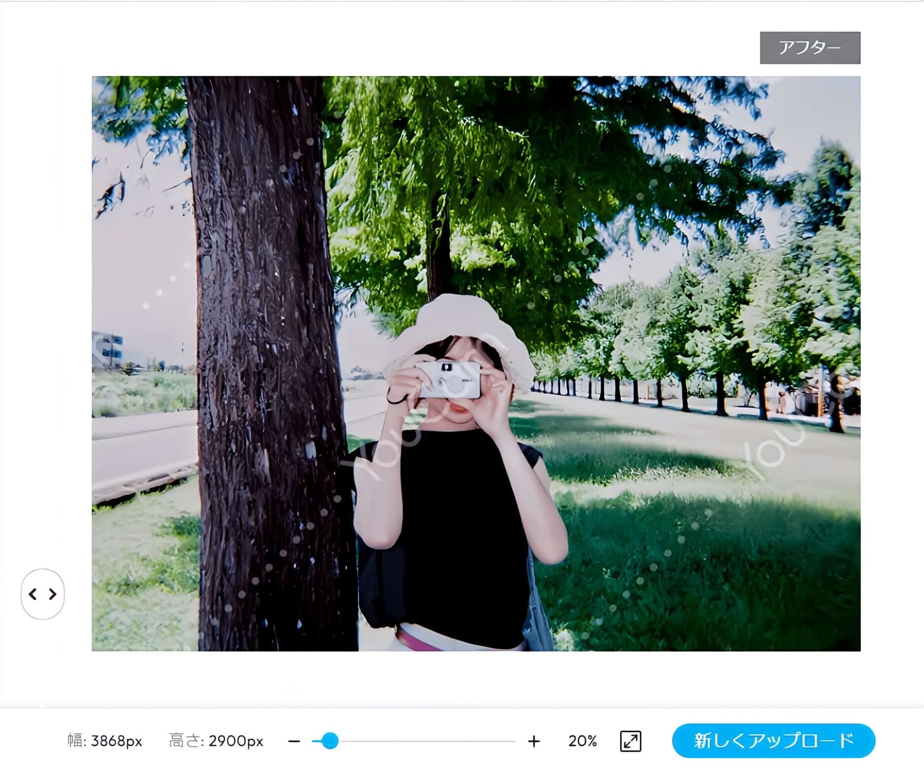 高画質加工前の写真