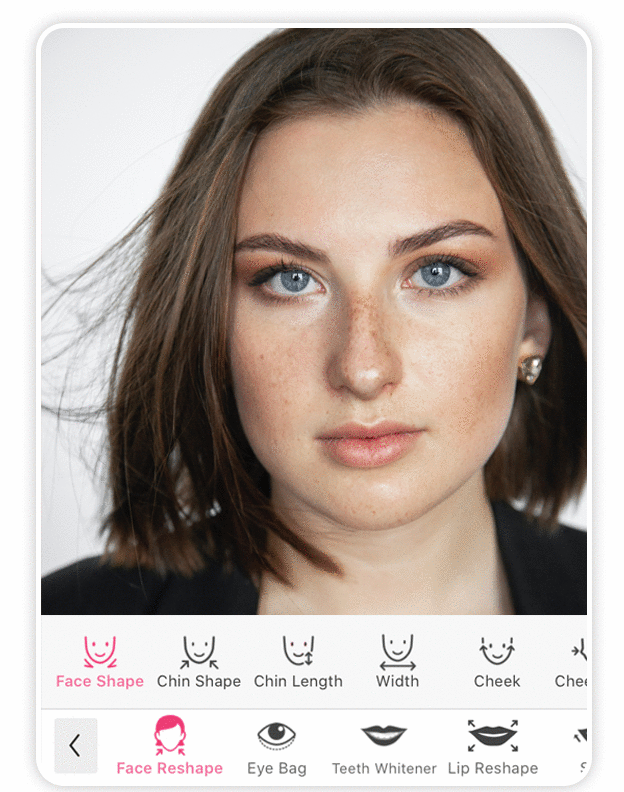 Application maquillage pour retouche portrait et selfie