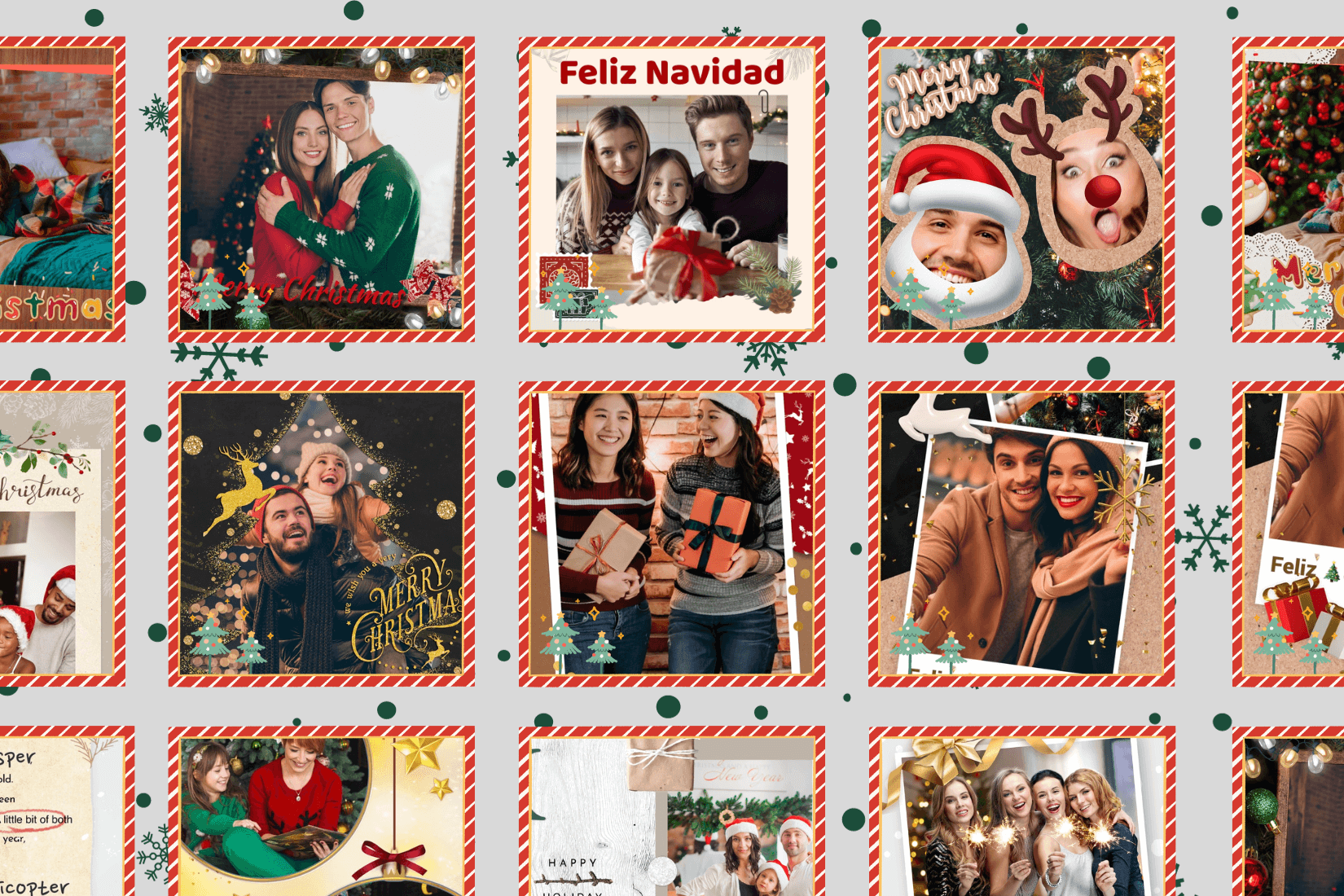 tarjetas de navidad para editar e imprimir gratis