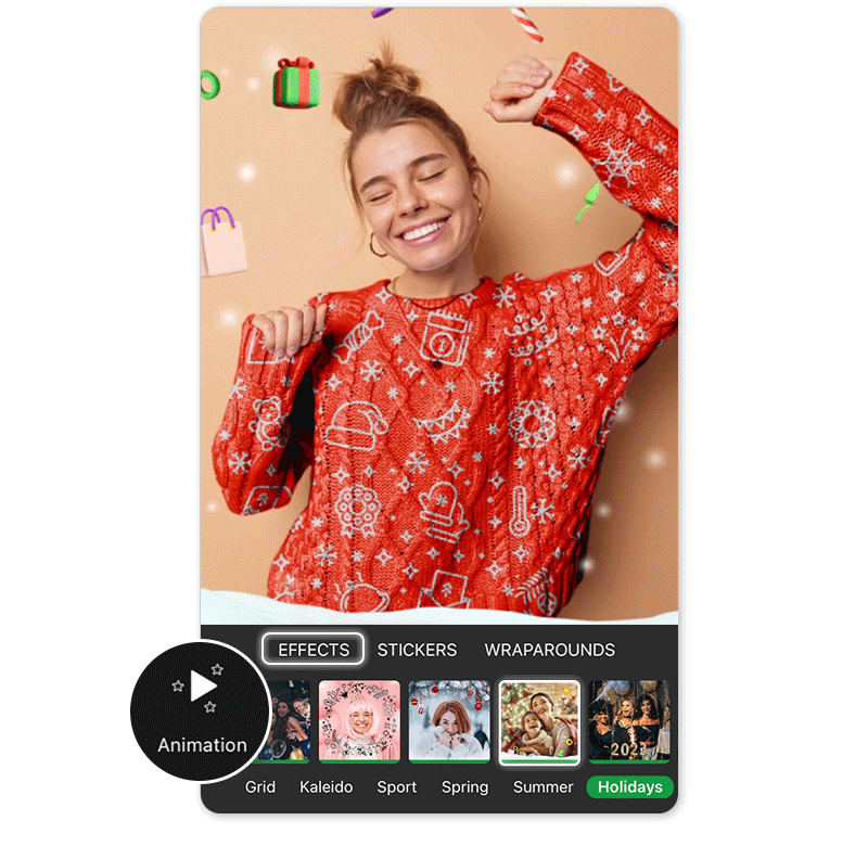 Teile dein Bild mit deinem neuen Weihnachtspulli!