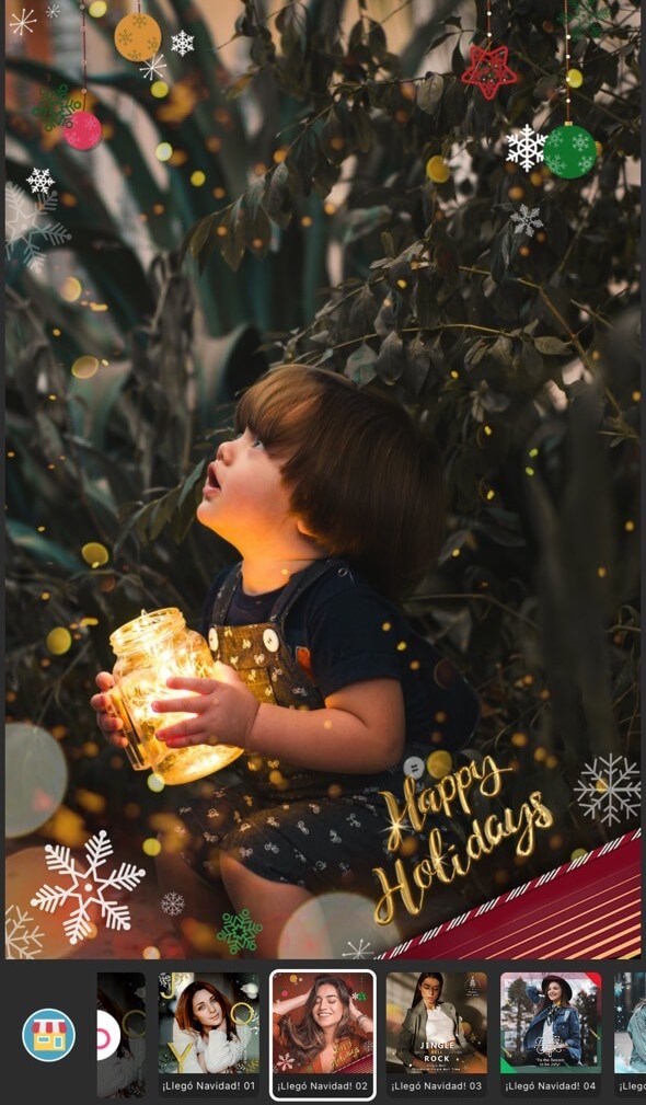 Marcos navideños para fotos