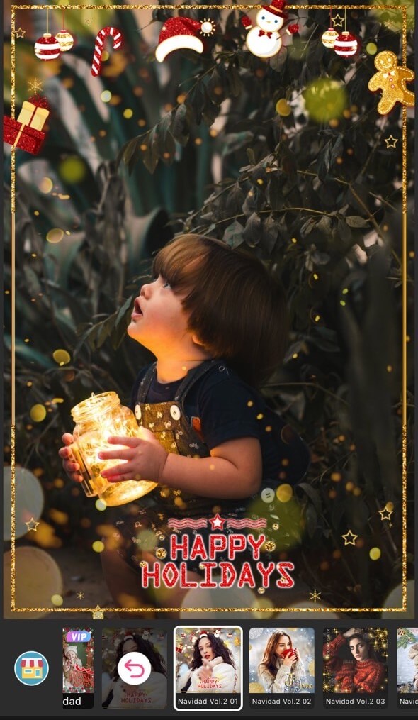 Marcos navideños para fotos