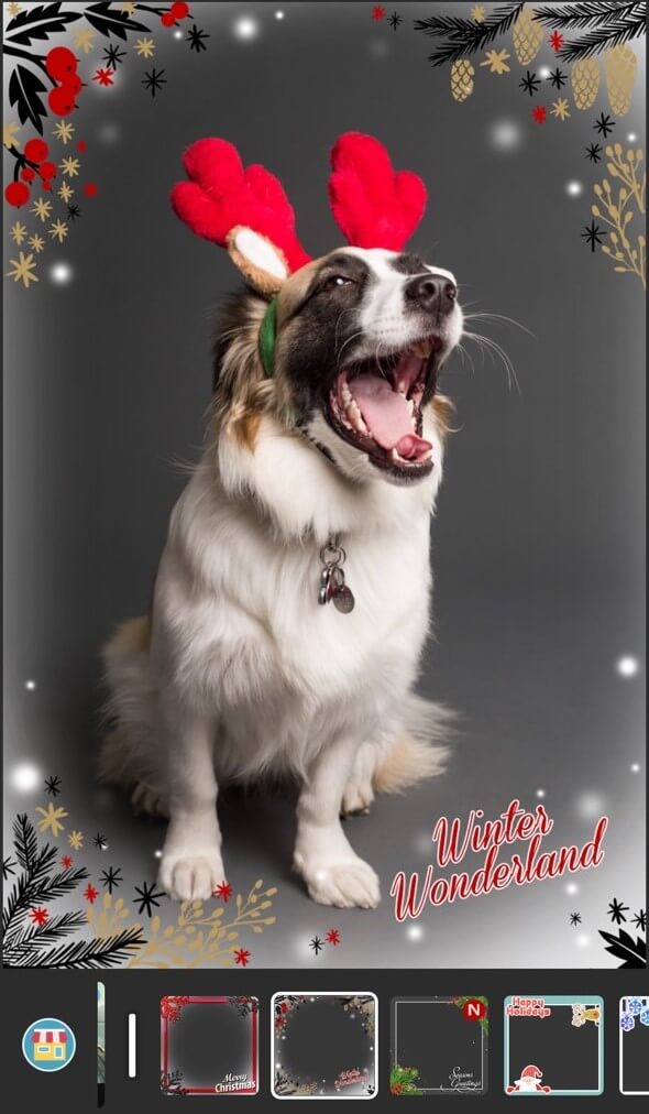Marcos navideños para fotos