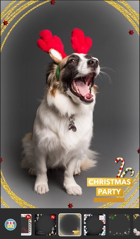 Marcos navideños para fotos
