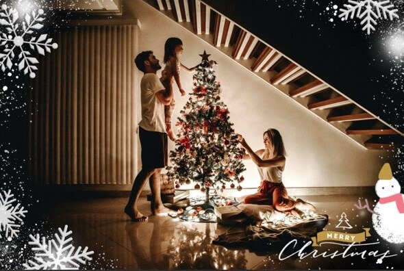 Marcos navideños para fotos