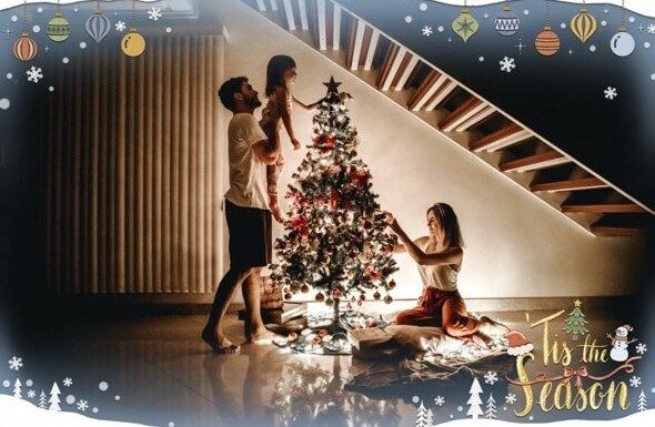 Marcos navideños para fotos