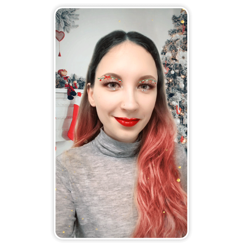 Filtro de navidad para fotos