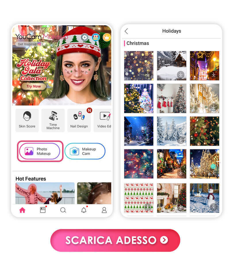 48 Pz Accessori Photo Booth Natale Foto Props Selfie Puntelli Per - 11