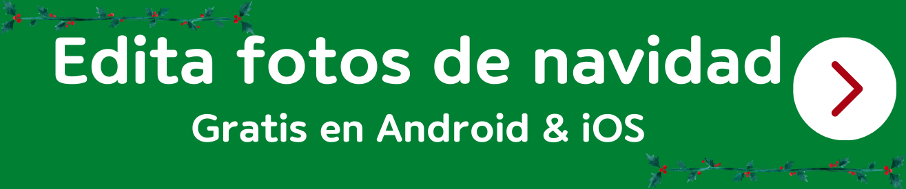 app para editar fotos de navidad
