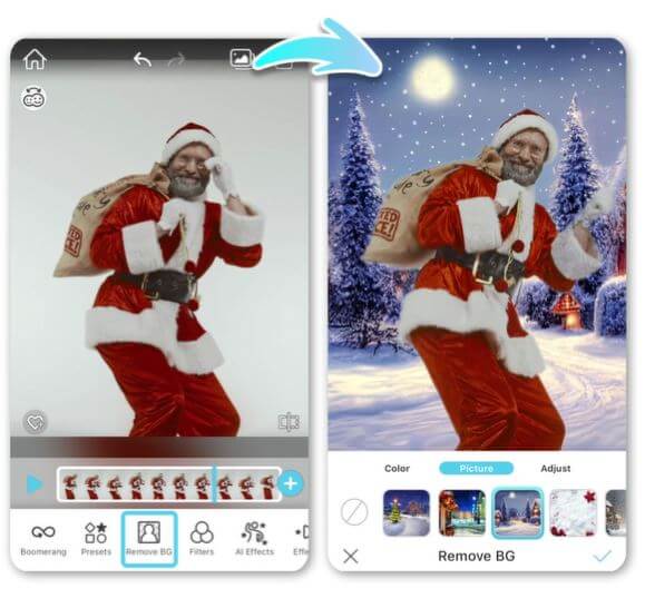 editar videos para navidad