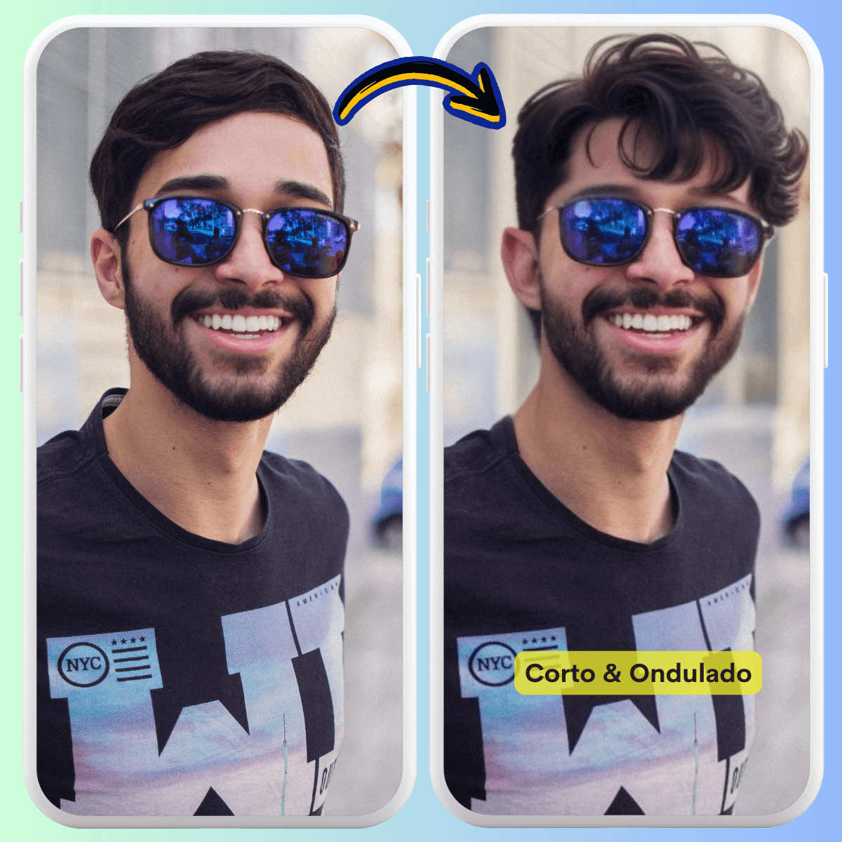 Diseños de corte de pelo para probar con el simulador de corte de cabello