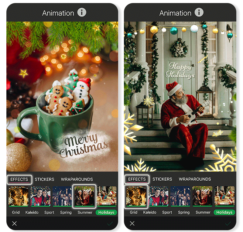 editor de navidad para darles a tus fotos un toque especial navideño