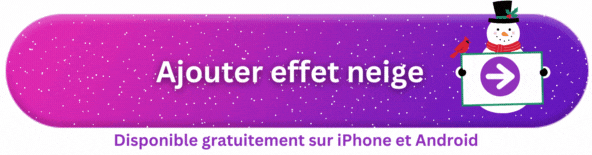 Ajouter un effet neige sur photo