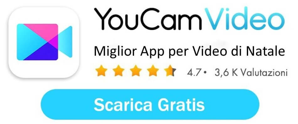 YouCam Video: miglior app per video auguri di Natale 2024 