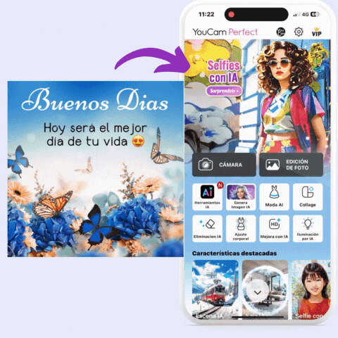 crear tarjetas de buenos dias