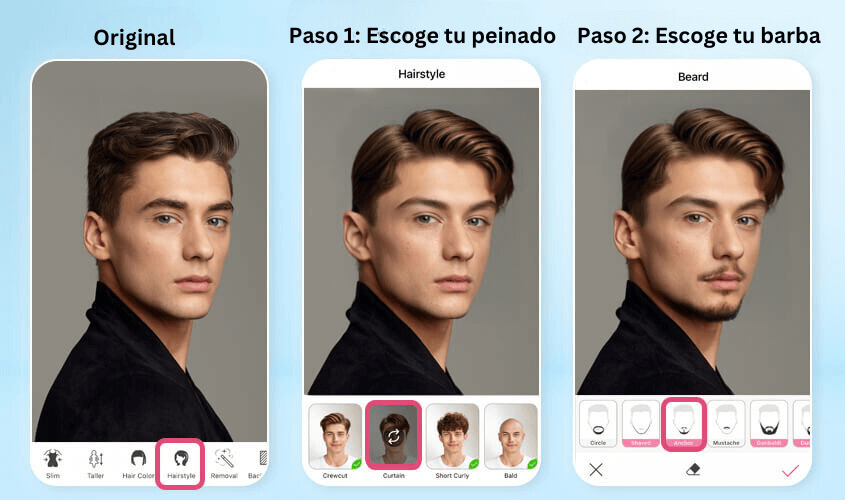 peinados para hombre combinar con barba