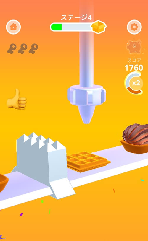 Perfect Cream: Dessert Gamesのアプリ画面