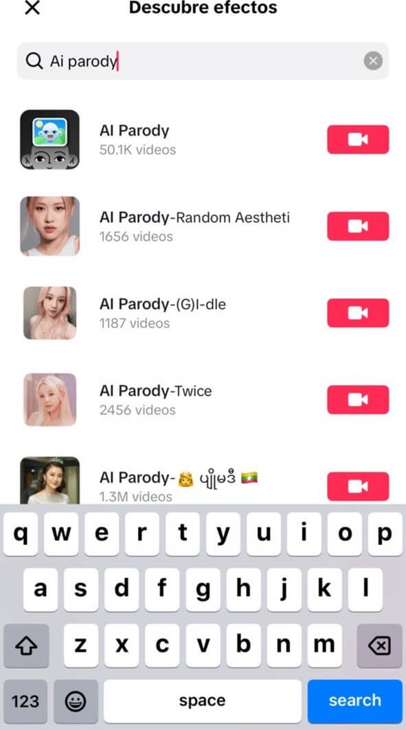 filtro de ai parody