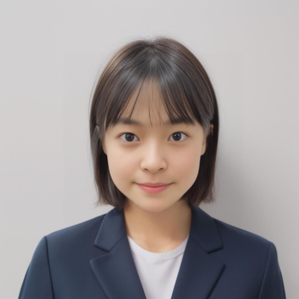 生成された証明写真