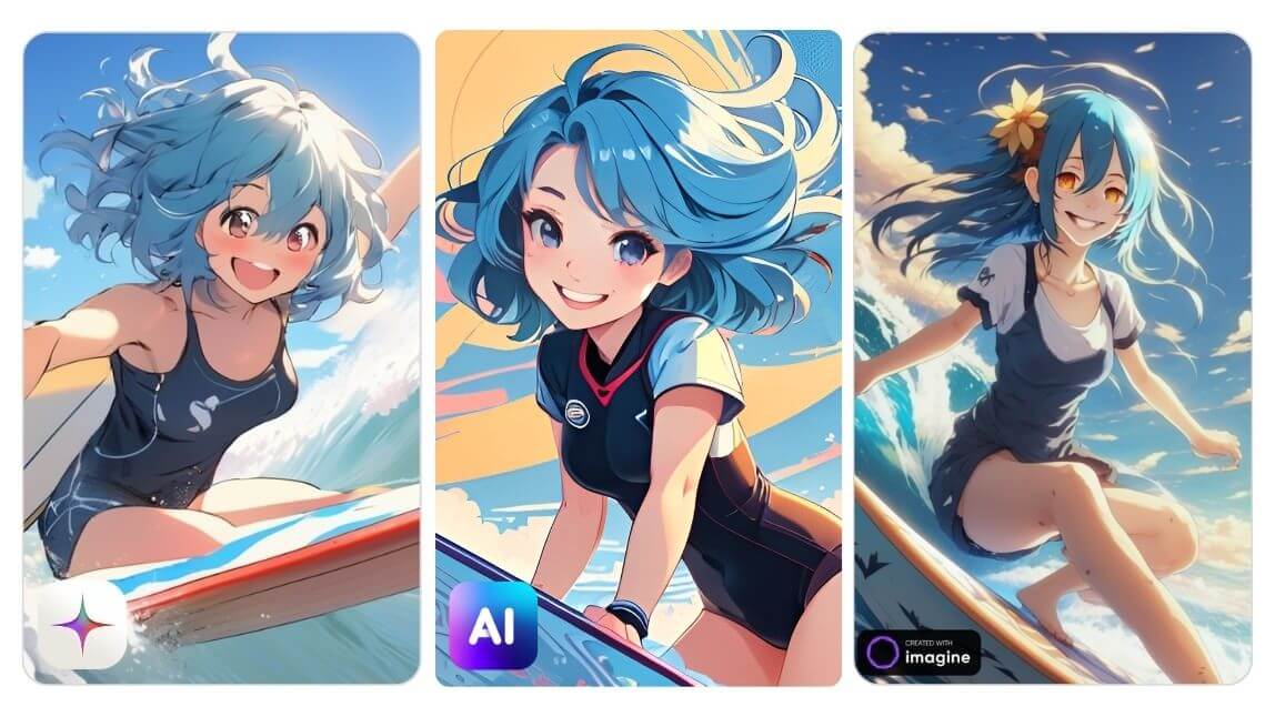 AI 繪圖 App 產圖結果