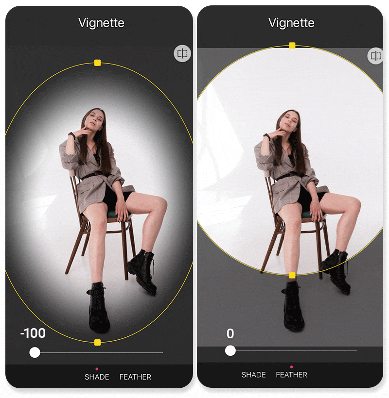 Fotos de perfil aesthetic con efecto viñeta