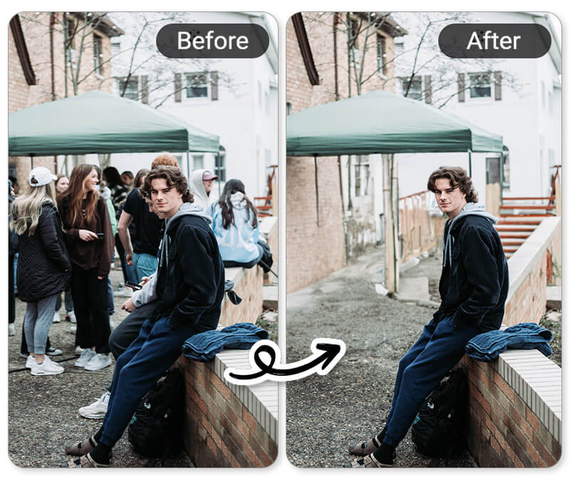 How To Crop Someone Or People Out Of A Photo In 4 Steps PERFECT